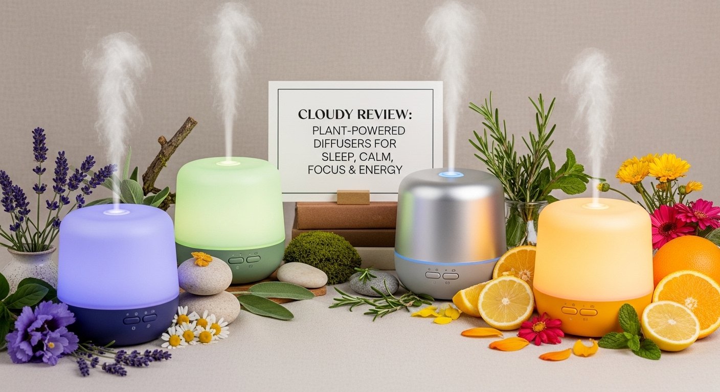 Cloudy Review: Plant-Powered Diffusers for Sleep, Calm, Focus & Energy