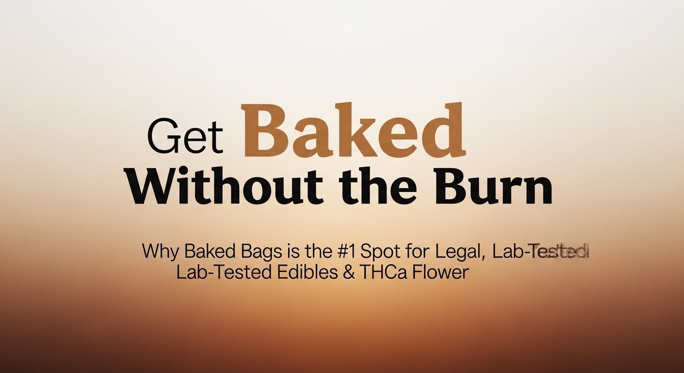 Get Baked Without the Burn: Why Baked Bags is the #1 Spot for Legal, Lab-Tested Edibles & THCa Flower