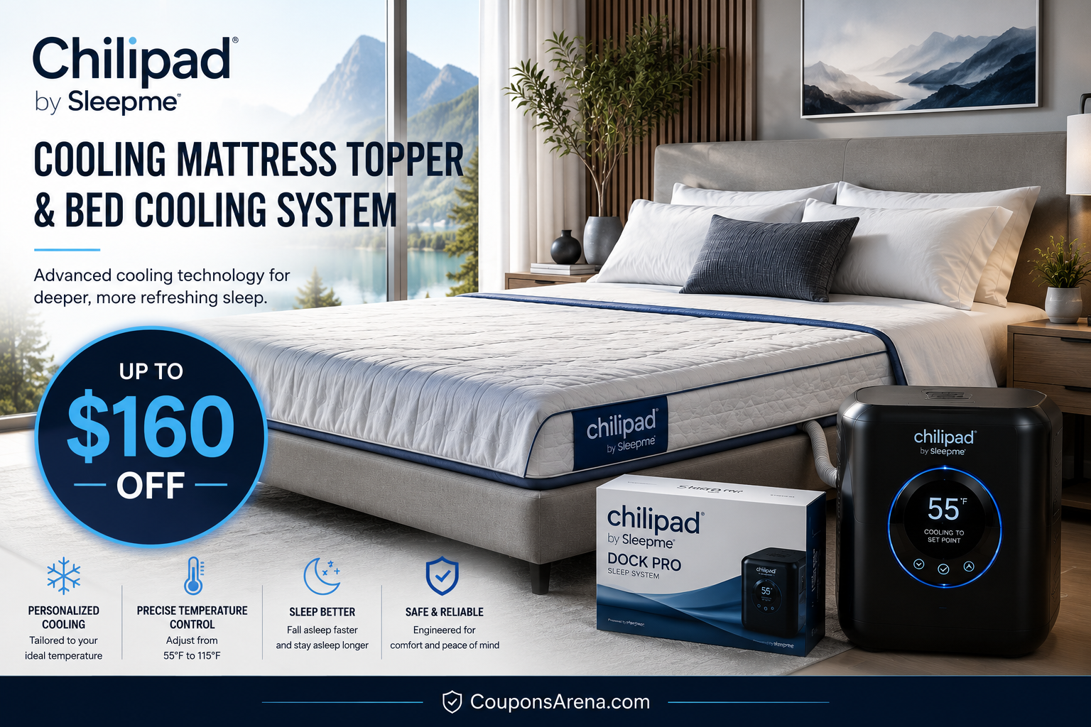 Sleep.me Review 2026: The Water-Powered Sleep System That Ends Night Sweats  20% Discount Code